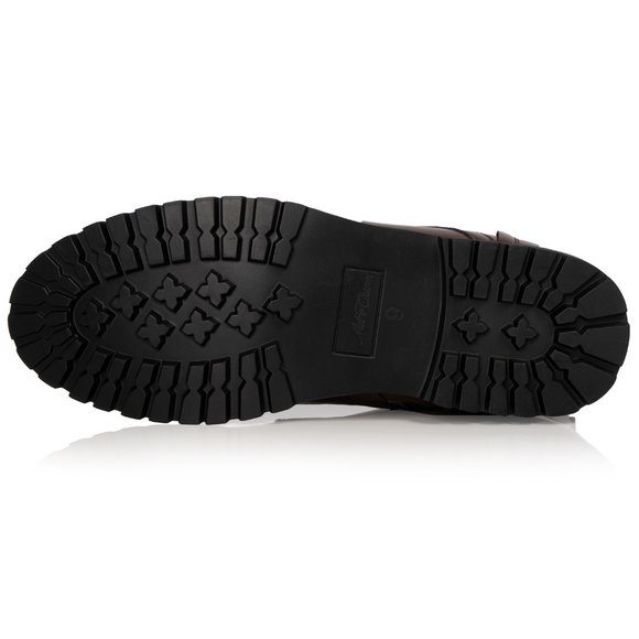 Brown Men's Lace Up Cap Toe Dress Oxford Fashion Casual Boot - Picture 7 of 7